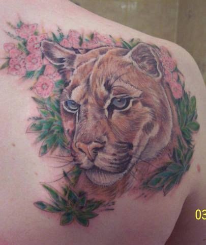 41 best Mountain Lion Tattoos images on Pinterest | Design tattoos, Lion tattoo and Lion tattoo ...