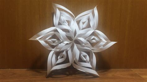 ORIGAMI SNOWFLAKE TUTORIAL | How to fold an easy snowflake origami | Snowflake origami, Cute ...