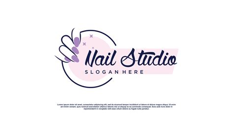 Beauty nail logo design vector with creative unique style Premium Vector 11667856 Vector Art at ...