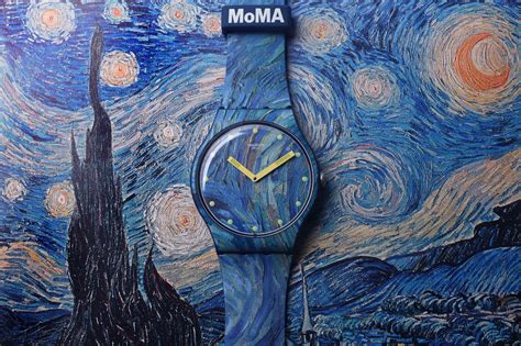 Swatch X MOMA The Starry Night Vincent van Gogh Watch thethoughtcatalogs.com