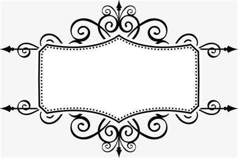 Scroll Frame Vector at GetDrawings | Free download