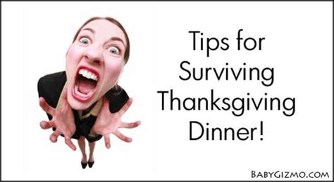 Tips for Surviving Thanksgiving Dinner | Baby Gizmo