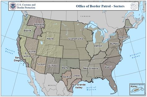 United States Map Of Sectors