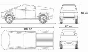 Tesla Cybertruck dimensions Source: Own Elaboration | Download Scientific Diagram