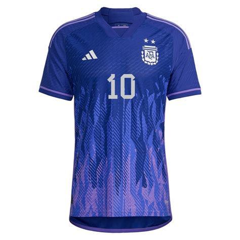 Lionel Messi Argentina 22/23 Authentic Away Jersey by adidas - Arena Jerseys