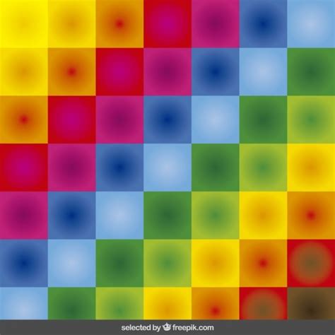 Colorful checkered background | Free Vector