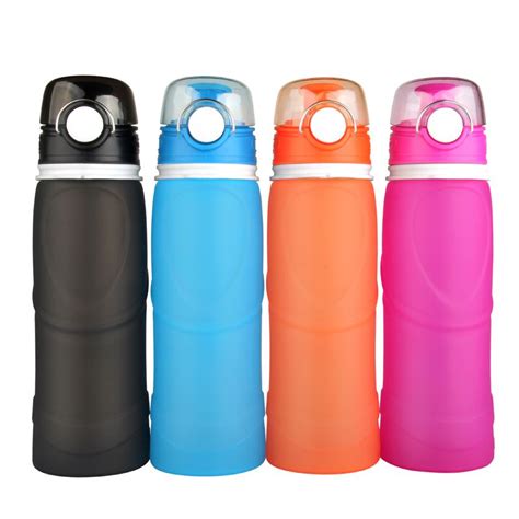 eco squeeze silicone water bottle - leak proof collapsible water bottle|eco squeeze silicone ...