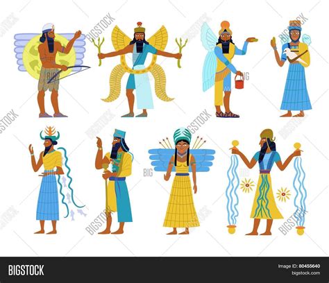 Ancient Babylonian Gods Image & Photo | Bigstock