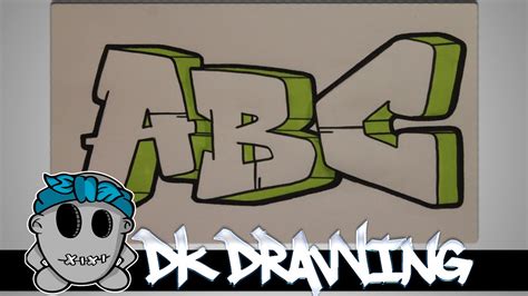 How To Draw Graffiti Letters Step By Step A Z For Beginners Make them 3d by adding perspective ...