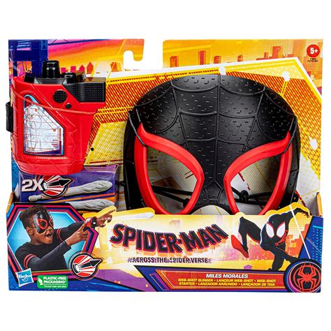 Buy Marvel Spider-Man: Across The Spider-Verse Miles Morales Web- Slinger & Blaster Set, Spider ...