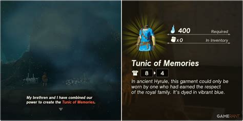 Zelda: Tears of the Kingdom - How to Get Tunic of Memories