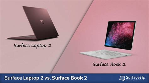 Surface Laptop 2 vs. Surface Book 2 - Detailed Specs Comparison - SurfaceTip