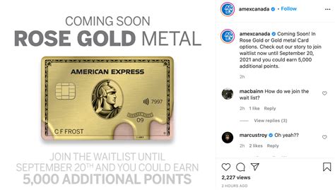 Amex Gold & Rose Gold metal card, is now here in Canada! Sept 20! : r/amexcanada