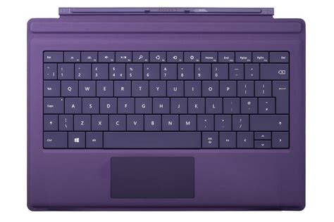 Keyboard Microsoft Surface Type Cover Pro 3 Purple QWERTY (UK105) Grade B | Electronics ...