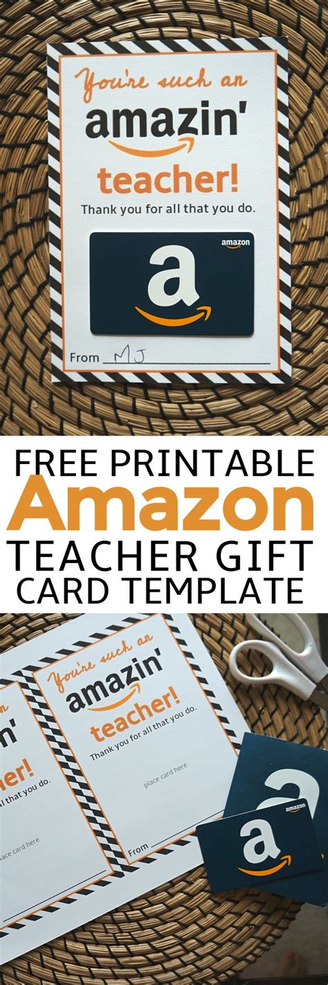 Printable Amazon Gift Card Template - Printable Templates