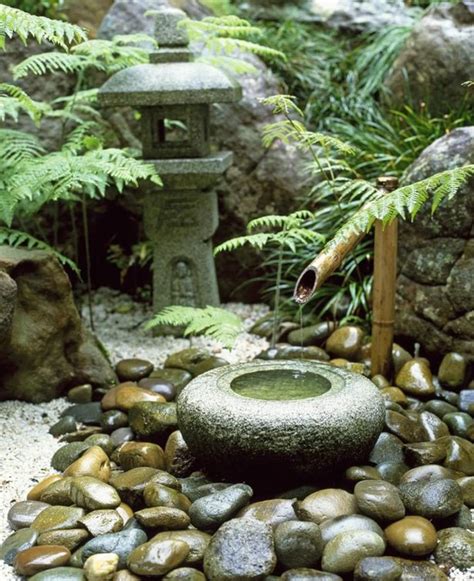 Japanese Water Fountain Garden