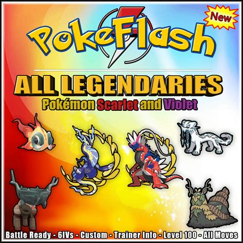 All legendaries - Scarlet and Violet - PokeFlash