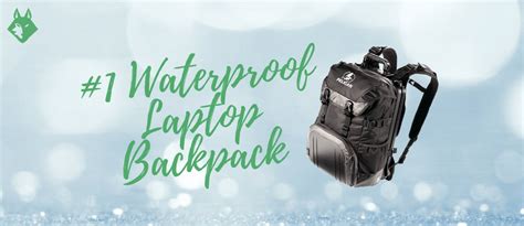 Best Waterproof Laptop Backpack 2020 - DigitalNomadPack.com