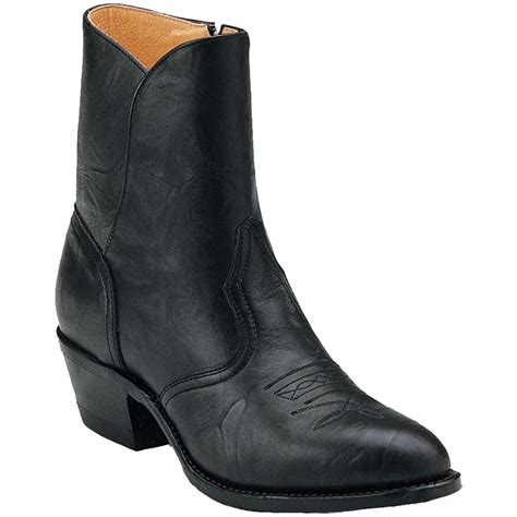 Boulet Men's Western Dress Boots - Sporty Black | elliottsboots