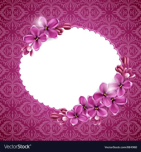 Floral background in pink Royalty Free Vector Image