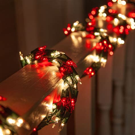 Red And Green Garland Lights | Ruivadelow