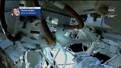 NASA Astronauts Conduct Spacewalk Aboard ISS | Military.com