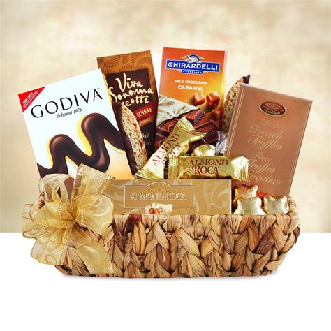 Holiday Elegance ~ Gourmet Chocolate Gift Basket at Gift Baskets Etc