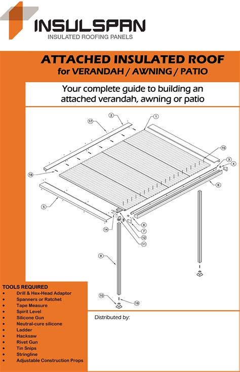 Insulated Patio Roofing Kits, Insulspan Metal Panels