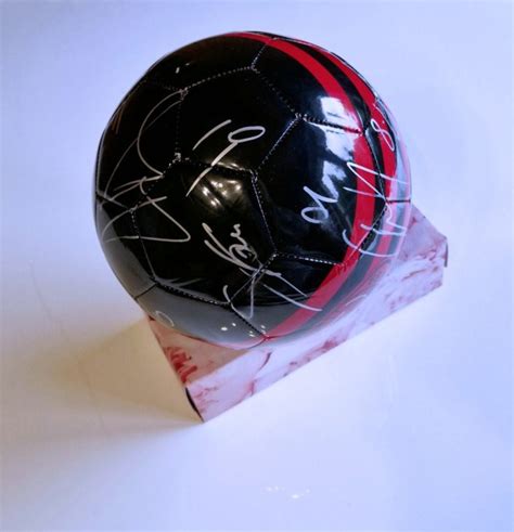 AC Milan Squad Signed Football - CharityStars