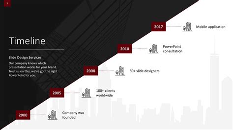 Powerpoint Timeline Slide