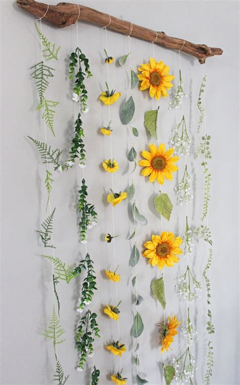 Sunflower Wall Decor Sunflower Wall Hanging Sunflower Decor - Etsy