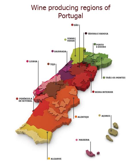 Map of Portuguese Wine Regions | Drink Portuguese Wine