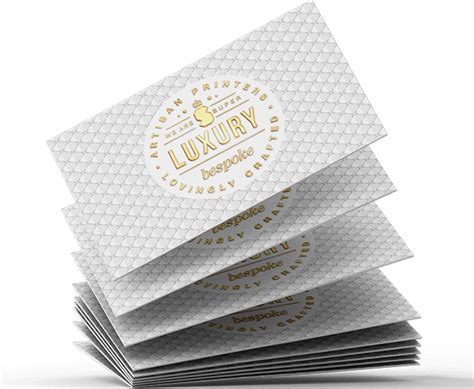 EMBOSSED Business Cards | SUPER LUXURY BUSINESS CARDS