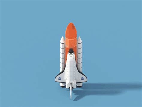 Animated Space Shuttle by Roman Klčo on Dribbble