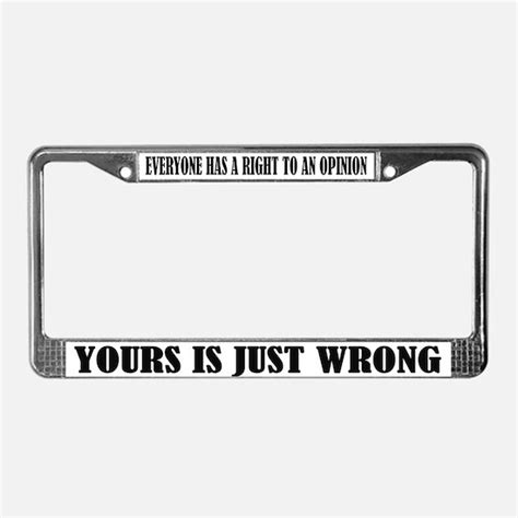 Funny License Plate Frames | CafePress