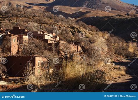 Traditional Berbers Village in High Atlas Stock Image - Image of mountains, high: 38441939