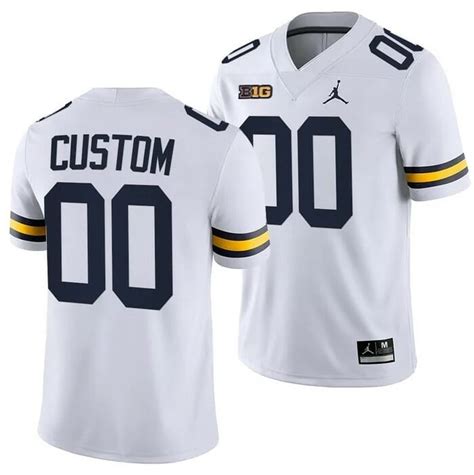 New Michigan Football Jersey Custom