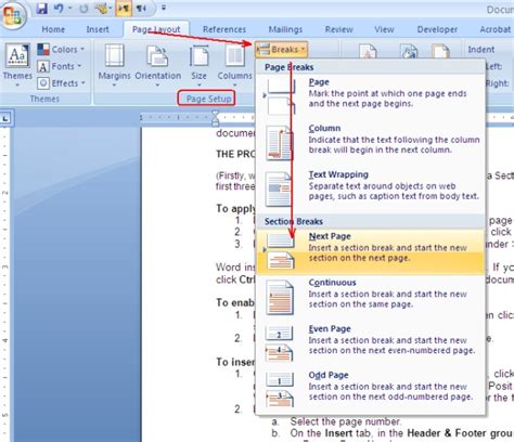 Insert Different Page Numbers in different sections of a Word Document | MS Word Know How