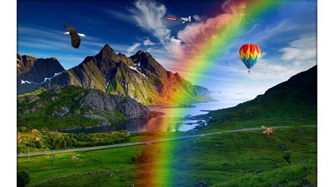 Rainbow Landscape Ultra HD Wallpapers - Wallpaper Cave