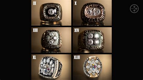 PHOTOS: Steelers Super Bowl rings