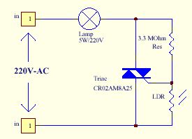 Triac Light Switch as a dimmers circuit - Electronic Circuit