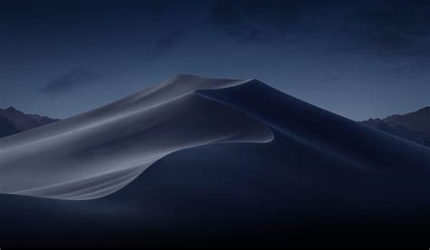 Here’s the macOS Mojave wallpaper at night! : apple