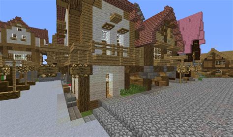 Medieval Shop and Market Builds Minecraft Map