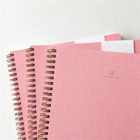 Rose Pink Notebook | Pink notebook, Pink books, Pastel pink aesthetic