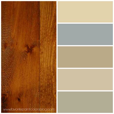 Reader's Question + More Paint Colors To Go With Wood (Red Pine) - Favorite Paint Colors Blog