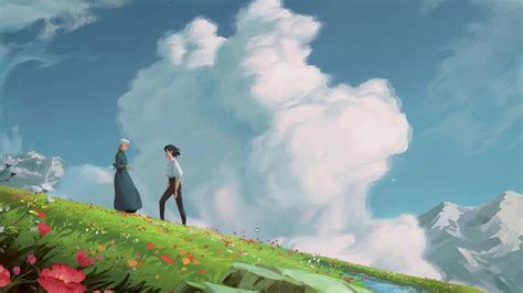 Howl And Sophie Howl's Moving Castle Live Wallpaper - WallpaperWaifu