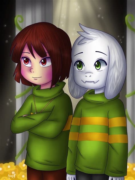 Chara And Asriel by Jany-chan17 on DeviantArt