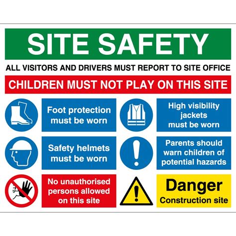 Construction Site Safety Signs - from Key Signs UK