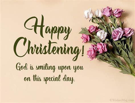 100+ Happy Christening Messages - Welcome To The Christian World