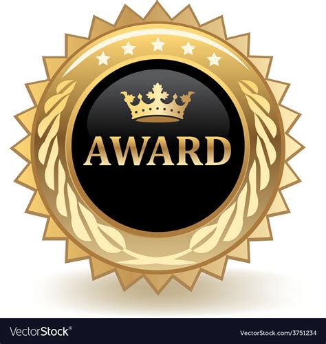 Award badge Royalty Free Vector Image - VectorStock